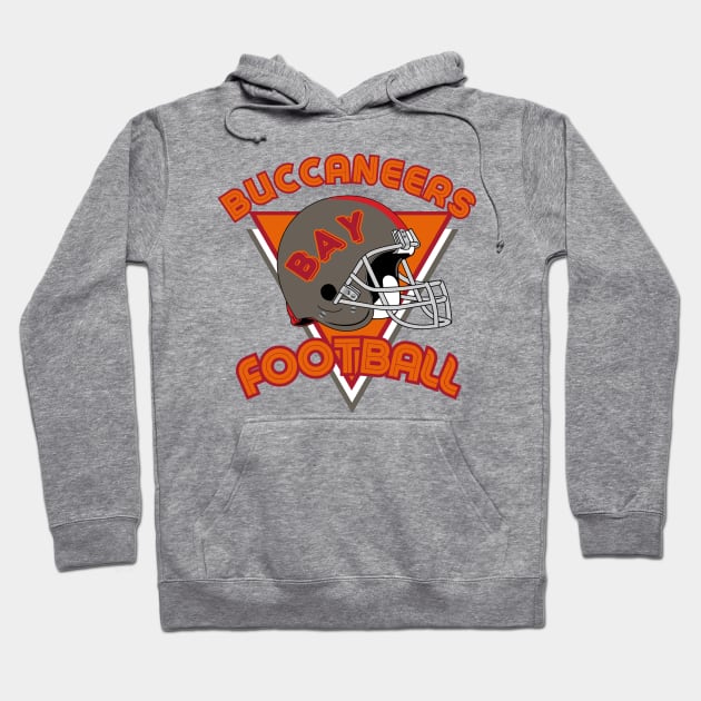 Tampa Bay Buccaneers Vintage Style Hoodie by Borcelle Vintage Apparel 